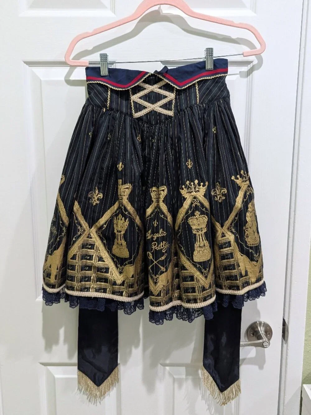 Angelic Pretty Checkmate Skirt Green Colorway - Picture 2 of 7